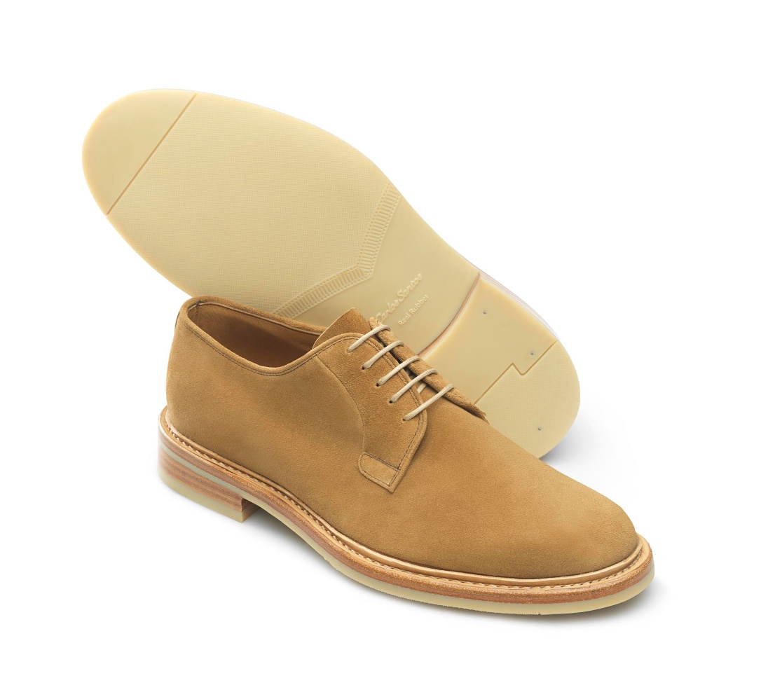 Cap Toe Shoes - Nathan Suede Tobacco